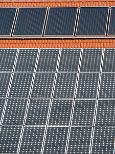 太阳能电池板环境技术面板生态活力背景图片