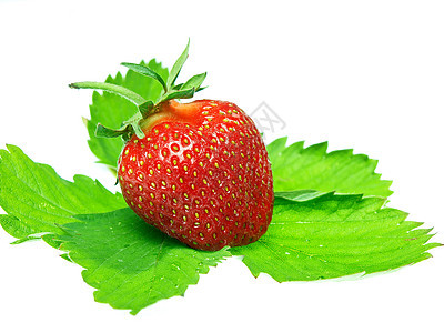 在白色背景中隔离的新鲜和美味鲜嫩草莓收获茶点种子宏观蔬菜农民饮食水果浆果甜点图片