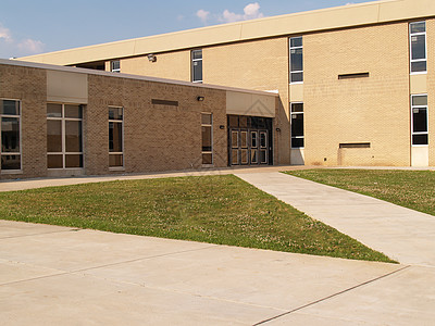 宾夕法尼亚现代砖制建筑外部校园学校设施知识大厅入口中心建筑学大学学院背景