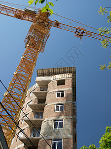 建筑物建筑学生长城市生活项目起重机办公室天空脚手架住房图片