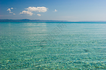爱琴海海景假期风景海岸花饰旅行旅游海洋海滩阳光天空图片