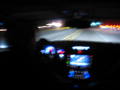夜间驾驶轻型轨迹蓝色街道拨号条纹城市线条屏幕小径司机测量图片