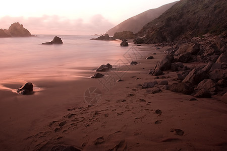 大南海洋日落风景海岸线海岸旅行悬崖沿海公园游客图片