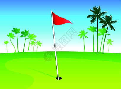 热带度假地点的豪华高尔夫球场图片