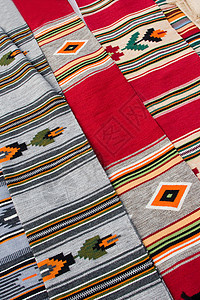 膝上地毯手工商业棉布地毯红色装饰艺术市场工艺地面图片