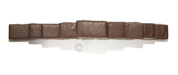 巧克力几何棕色糖果宏观数字梯子甜点食物脚步背景图片