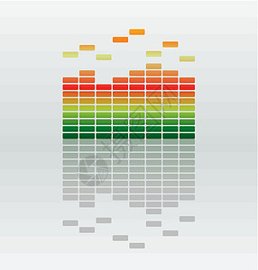 等化器顶峰技术海浪立体声俱乐部音乐电子产品酒吧插图频率图片