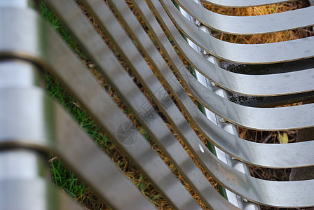 金属板沙发座位线条金属条纹背景图片