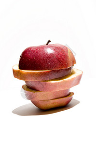 苹果汉堡饮食绿色健康水果食品维生素食物红色营养背景图片