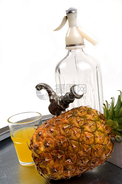 果汁瓶子来源早餐力量焦点玻璃水果菠萝液体能量图片