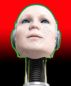 Ayborg 头机械自动机生物女性女士机器技术力学鼻子网络图片