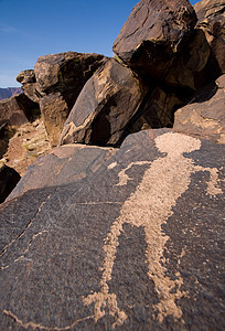 阿纳萨齐峡谷的Petroglyphs文明评书涂鸦文化历史原住民雕刻图片