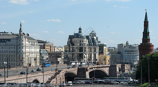 莫斯科市街道国家建筑全景城市酒店中心天空图片