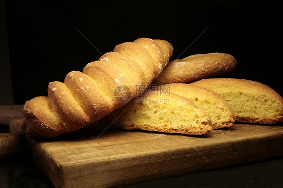 面包营养面团种子粮食小麦糕点饮食面包师馒头食物图片