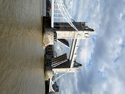 伦敦塔桥地标蓝色景观城市旅游历史风景天空吸引力背景图片