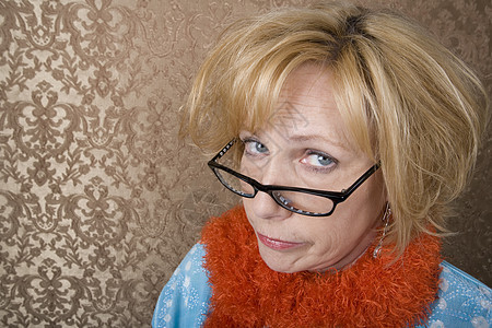 疯狂女疯子金发女郎字符岳母吸引力眼睛奶奶演员眼镜鸡肋女士图片