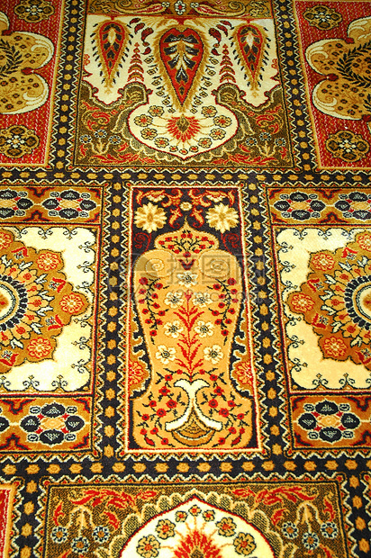 波斯地毯编织纺织品小地毯地毯材料手工挂毯丝绸地板图片