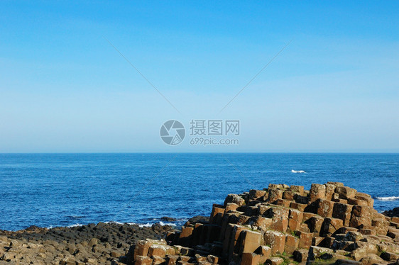 北爱尔兰巨人大原岩道支撑王国地质学岩石海岸火山吸引力旅游堤道游客图片