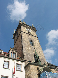 布拉格教会大教堂历史首都废墟正方形旅行文化建筑学议会图片