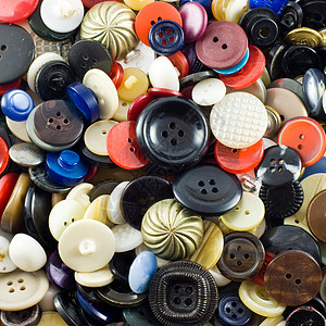 缝纫按钮裁缝圆形团体收藏宏观塑料维修衣服图片