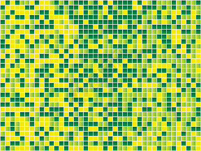 黄色和绿色无缝摩西克 矢量图像图片
