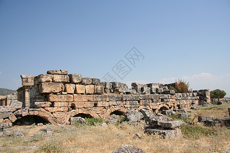 希拉波利斯历史废墟石头文明考古学古物建筑学地方城市剧院图片