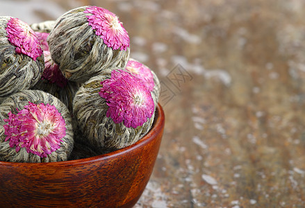 鲜花茶玫瑰节饮料植物手缝茶花树叶图片