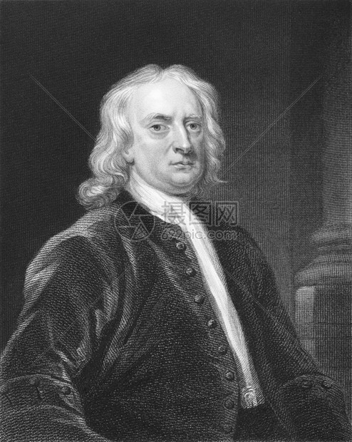 艾萨克牛顿雕刻天文学家男性国标王国数学家科学家英语文化先生图片