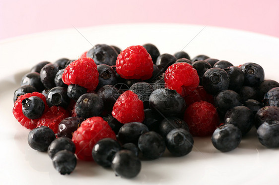 Berrymix 贝里密士白色覆盆子红色营养蓝色水果果味乐趣宏观礼物图片