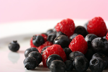Berrymix 贝里密士覆盆子蓝色白色果味营养宏观红色乐趣甜点礼物图片