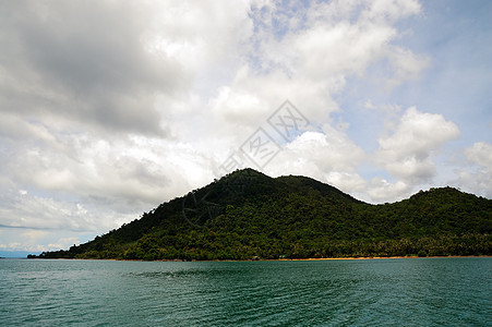 高昌岛反射岩石边缘旅游地平线旅行天气海滩天空热带图片