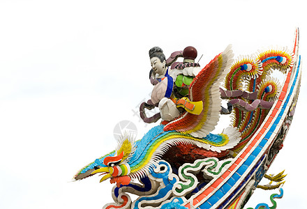 中国神像在凤凰号上骑着中国神像图片