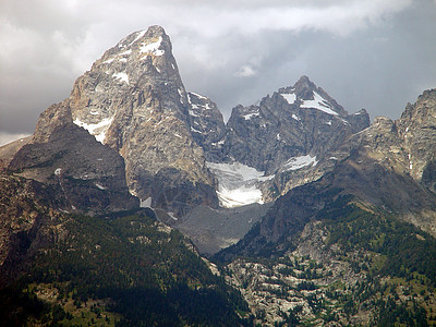 高山冰川图片