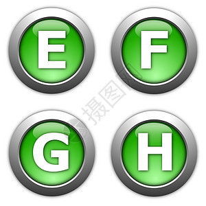 互联网按钮按键字母网站绿色网络收藏金属字体白色插图数字图片