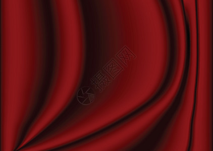 天鹅绒红色材料纺织品织物折叠柔软度折痕丝绸奢华涟漪图片