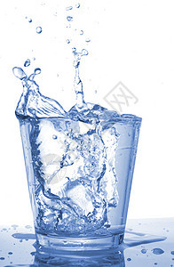 饮料水运动飞溅行动信号蓝色食物概念生活白色健康图片