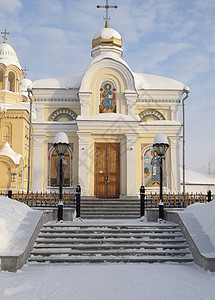皮亚利尼科拉耶夫人修道院教堂信仰教会男人建筑图标圆顶图片