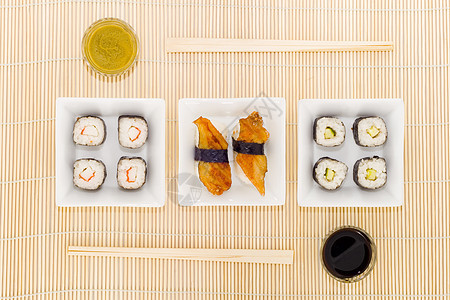 寿司海藻酒吧食物美味筷子饮食海鲜午餐盘子情调图片