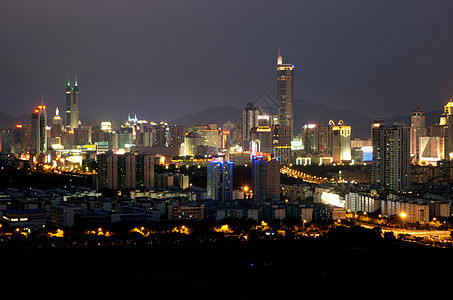 深圳市-夜间风景图片