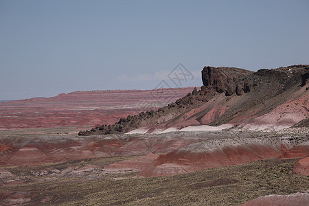 油漆沙漠山峰悬崖公园室温荒地远景森林公路假期景点图片