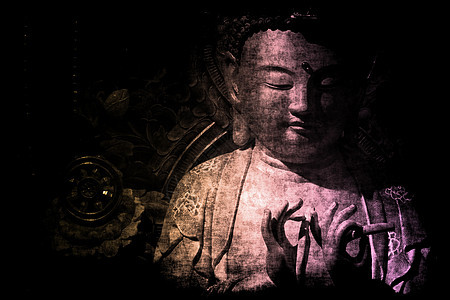 中文寺庙背景壁纸摘述祷告宗教睡眠墙纸海报女神上帝信仰拼贴画旅行图片