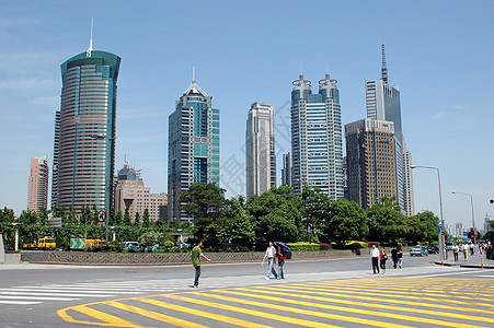 上海  现代摩天大楼建筑物景观玻璃控制板建筑学城市图片