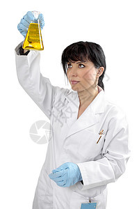 具有酒瓶的科学家化学家图片