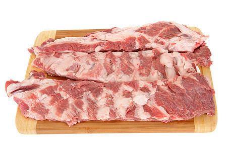 切肉板上的肉菜板熏肉厨房美食牛扒火腿红色腰部食物边缘图片