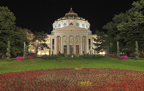 罗马尼亚 雅典夜图像图片