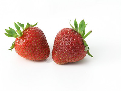 草莓玻璃冰块水果冻结团体立方体甜点饮食叶子食物图片