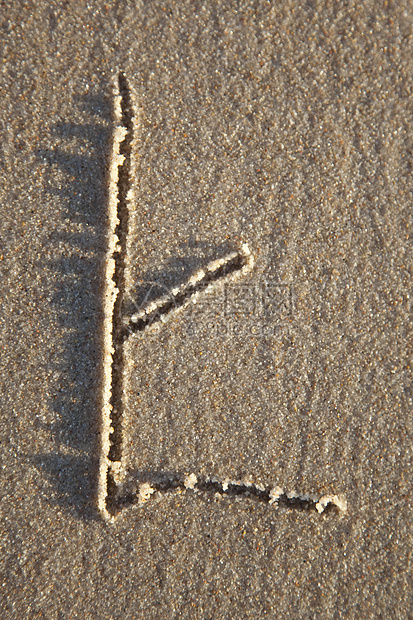 湿沙上的信艺术打字稿假期收藏字母图片