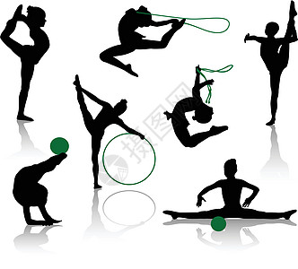 青纳斯特语Name运动飞跃跳跃肌肉女孩们力量教育跳绳健身房平衡图片