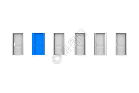 六扇门 一个蓝色图片