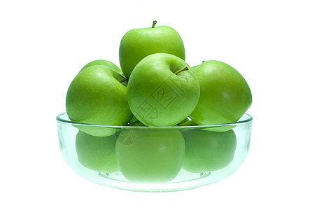 绿苹果热带水果玻璃酸味发酵素食小吃美食家宏观图片
